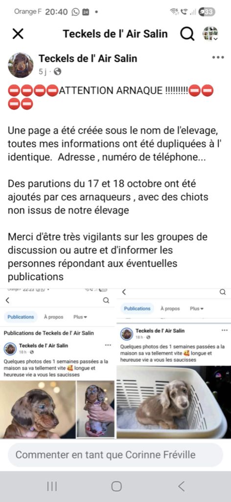 MISE EN GARDE - USURPATION D IDENTITE 